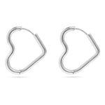 Alicia Heart Hoop Earrings - MTT Collective