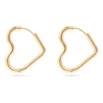 Alicia Heart Hoop Earrings - MTT Collective