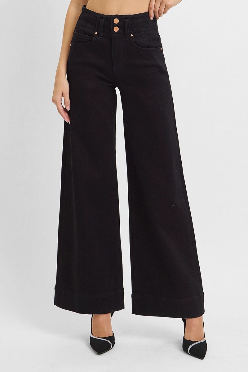 All Day High - Rise Wide Leg Jeans - MTT Collective
