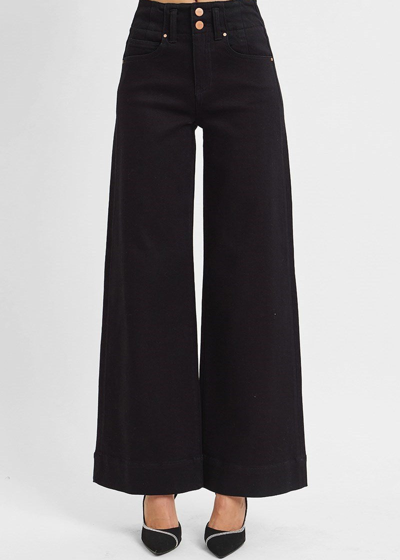 All Day High - Rise Wide Leg Jeans - MTT Collective