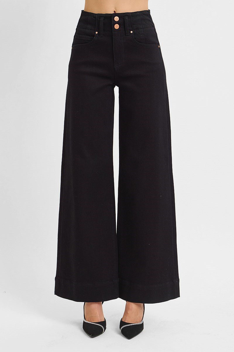 All Day High - Rise Wide Leg Jeans - MTT Collective