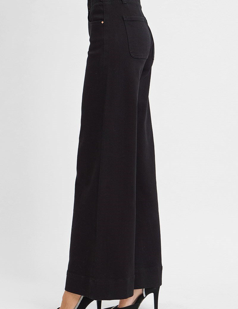 All Day High - Rise Wide Leg Jeans - MTT Collective