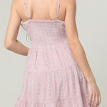 All Over Eyelet Embroidered Mini Dress - MTT Collective