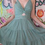 All Over Eyelet Embroidered Mini Dress - MTT Collective