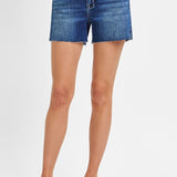 Allison High Rise Raw Cut Hem Shorts - MTT Collective