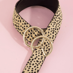 Alma Double Hoop Buckle Vegan Leather Belt - MTT Collective