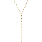 Amanda Lip Chain Lariat Necklace - MTT Collective