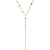 Amanda Lip Chain Lariat Necklace - MTT Collective