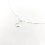 Amara Open Hanging Heart Necklace - MTT Collective