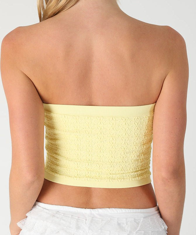 Amelia Floral Lace Tube Tob - MTT Collective