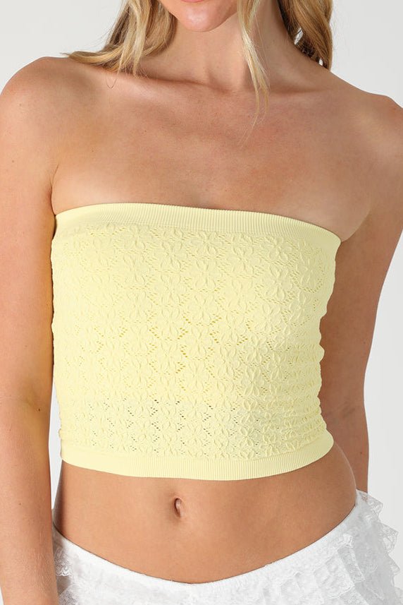 Amelia Floral Lace Tube Tob - MTT Collective