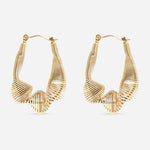 Amelia Wired Statement Hoop Earrings - MTT Collective