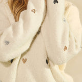 Amelie Sequin Heart Sweater - MTT Collective