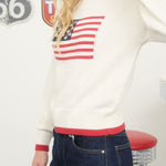 American Flag Knit Pullover Sweater - MTT Collective