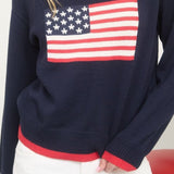 American Flag Knit Pullover Sweater - MTT Collective