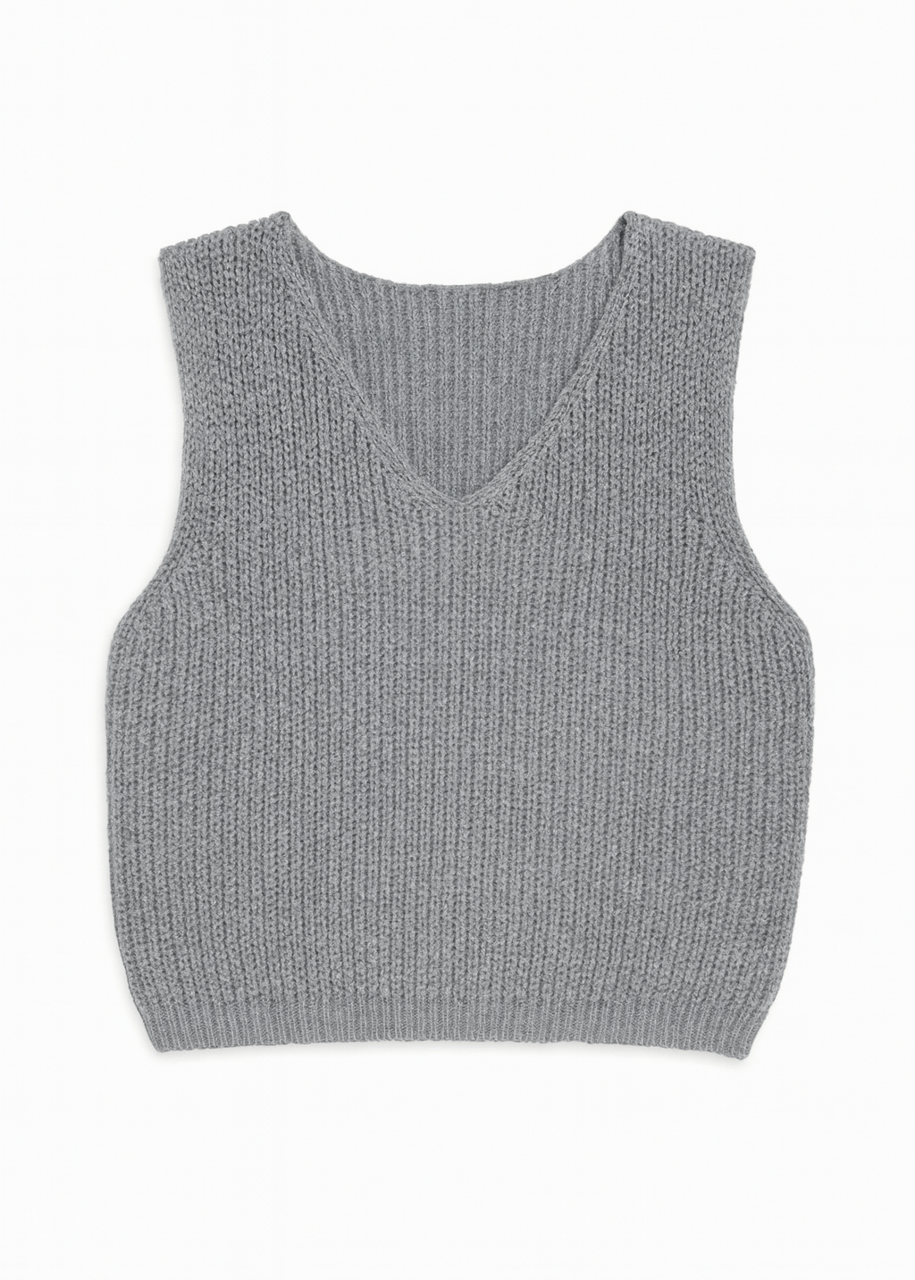 Amie Knit Sweater V - Neck Vest Top - MTT Collective