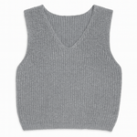 Amie Knit Sweater V - Neck Vest Top - MTT Collective