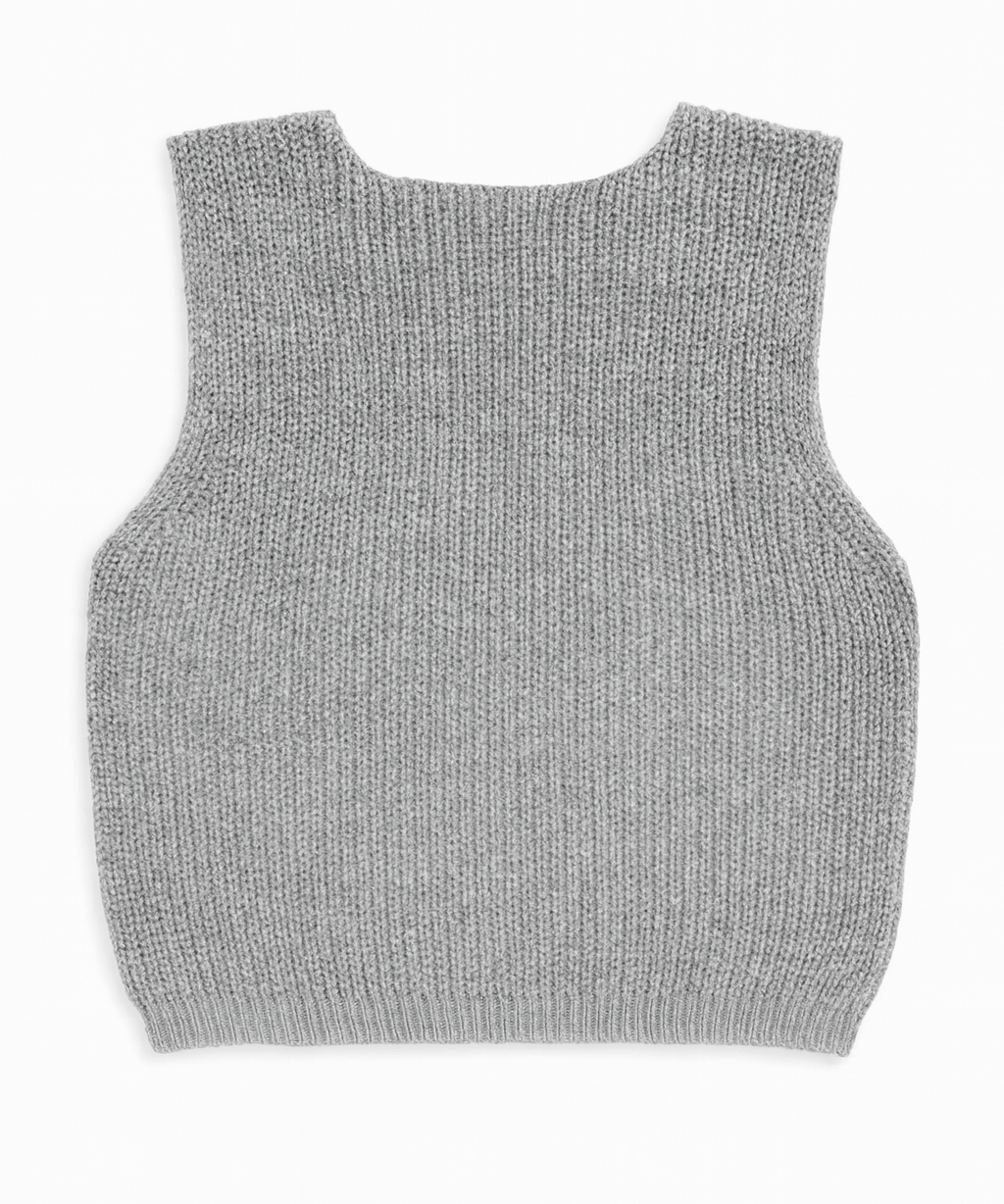 Amie Knit Sweater V - Neck Vest Top - MTT Collective