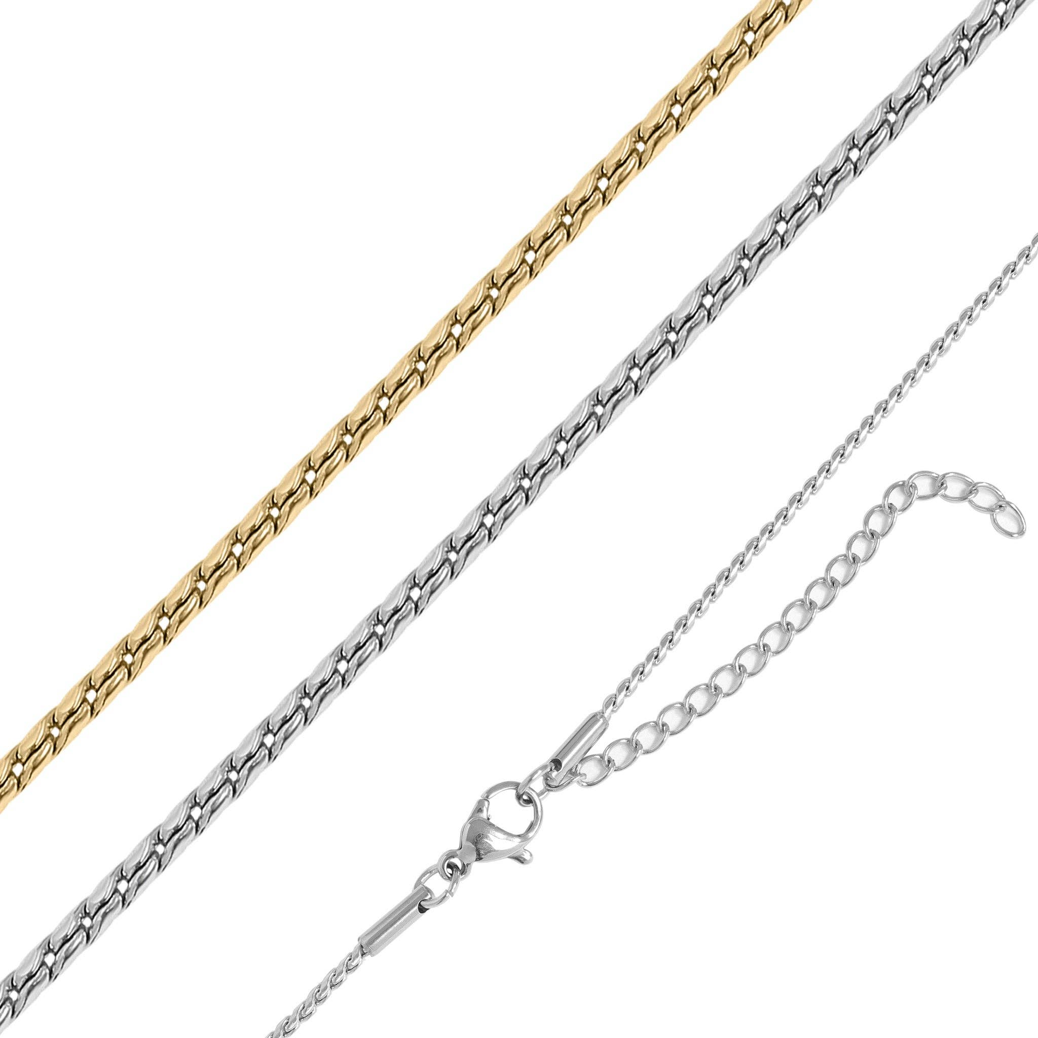 Amy Twisted Round Link Chain Necklace - MTT Collective