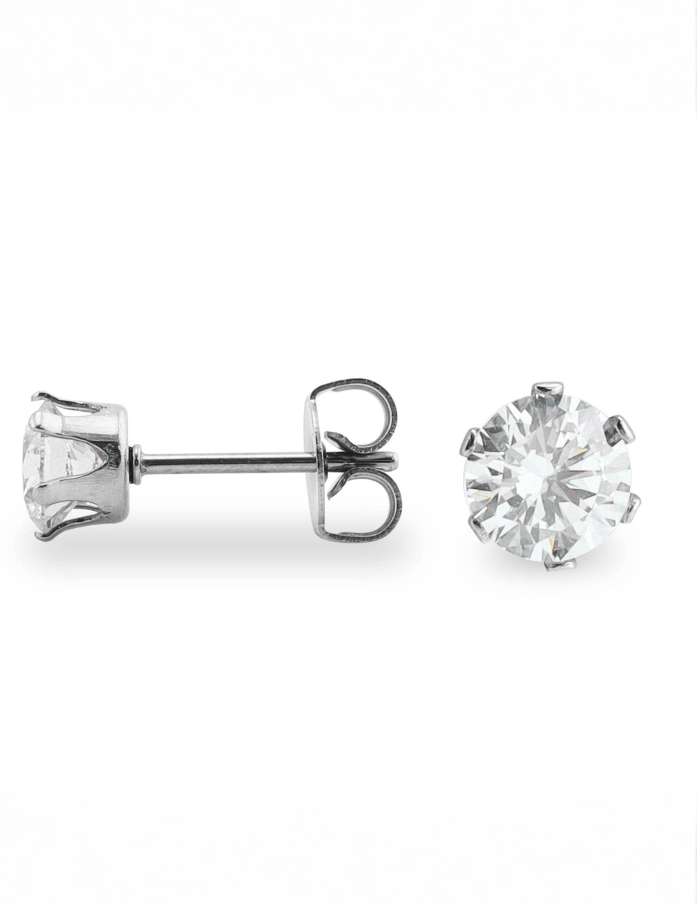 Andrea Cubic Zirconia Stud Earrings - MTT Collective