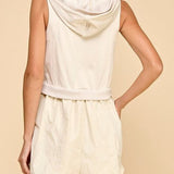 Andrea Hooded Romper - MTT Collective