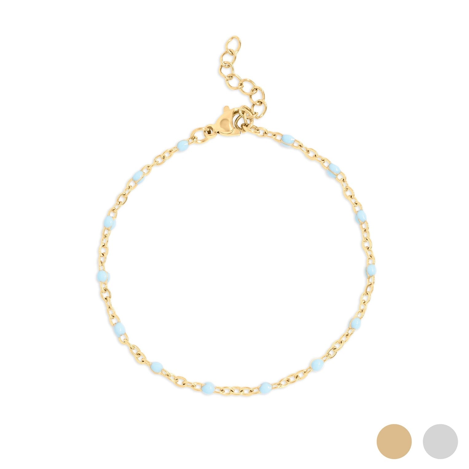 Aniya Turquoise Chain Bracelet - MTT Collective