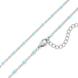 Aniya Turquoise Chain Necklace - MTT Collective
