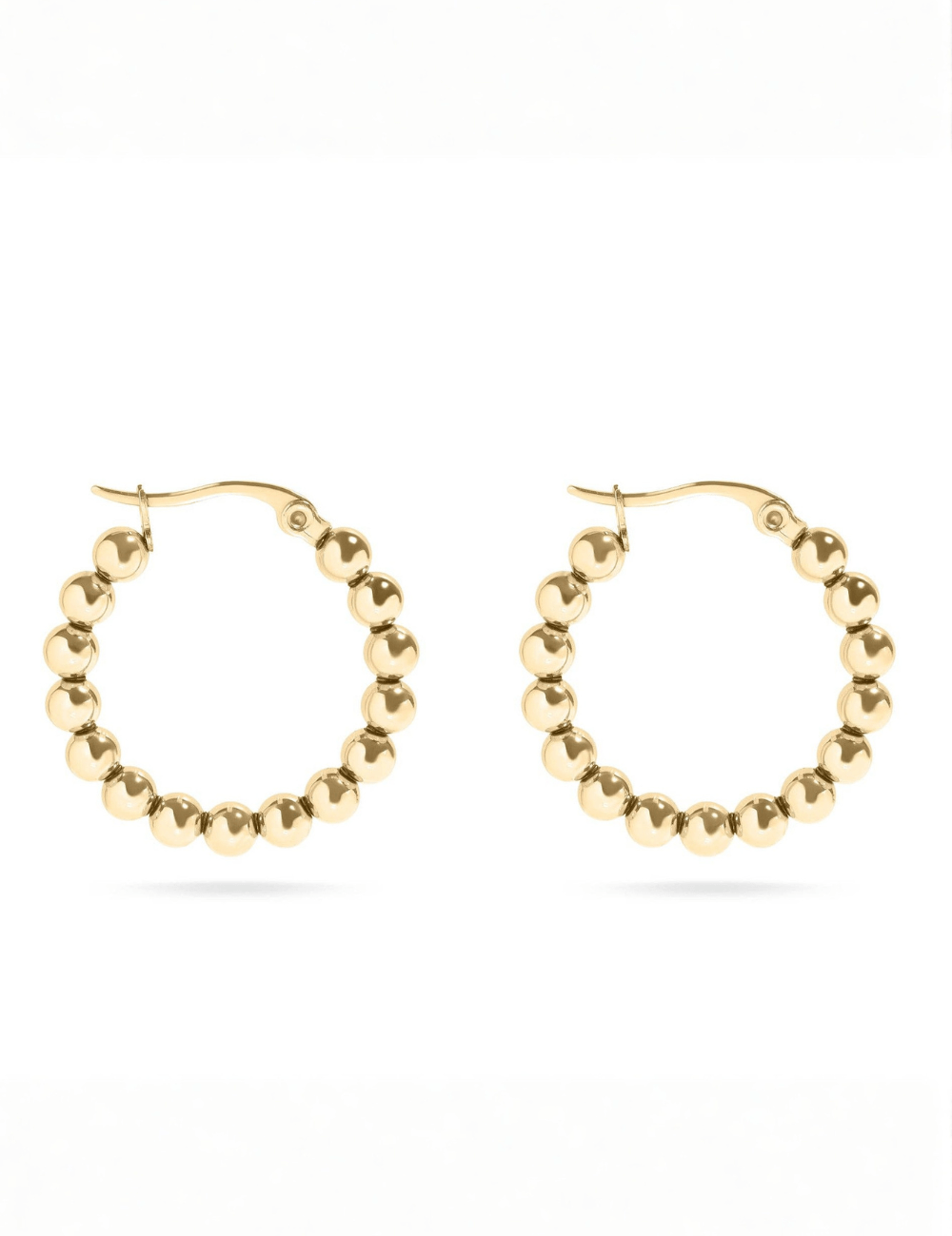 Anna Circle Ball Hoop Earrings - MTT Collective
