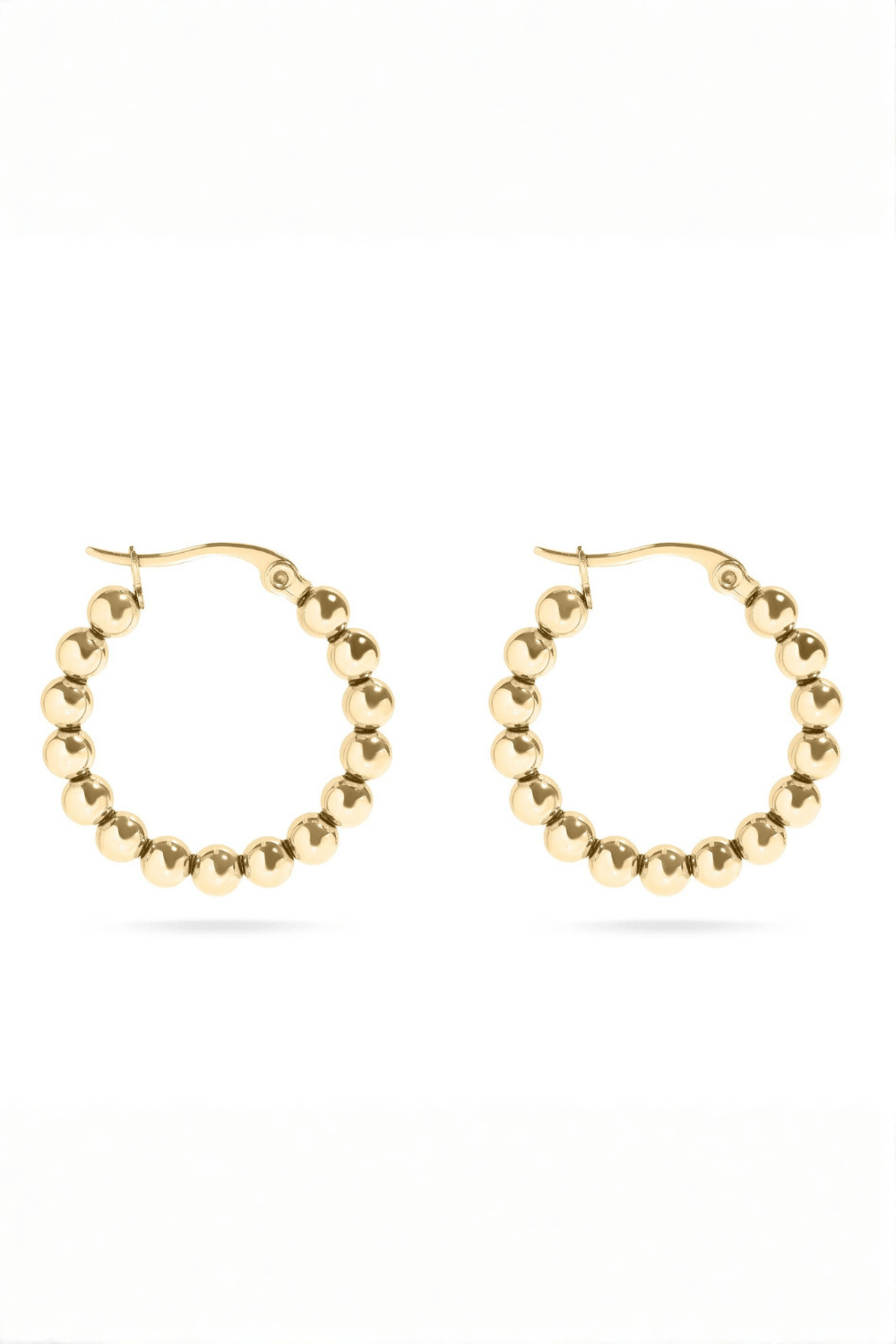 Anna Circle Ball Hoop Earrings - MTT Collective