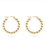 Anna Circle Ball Hoop Earrings - MTT Collective