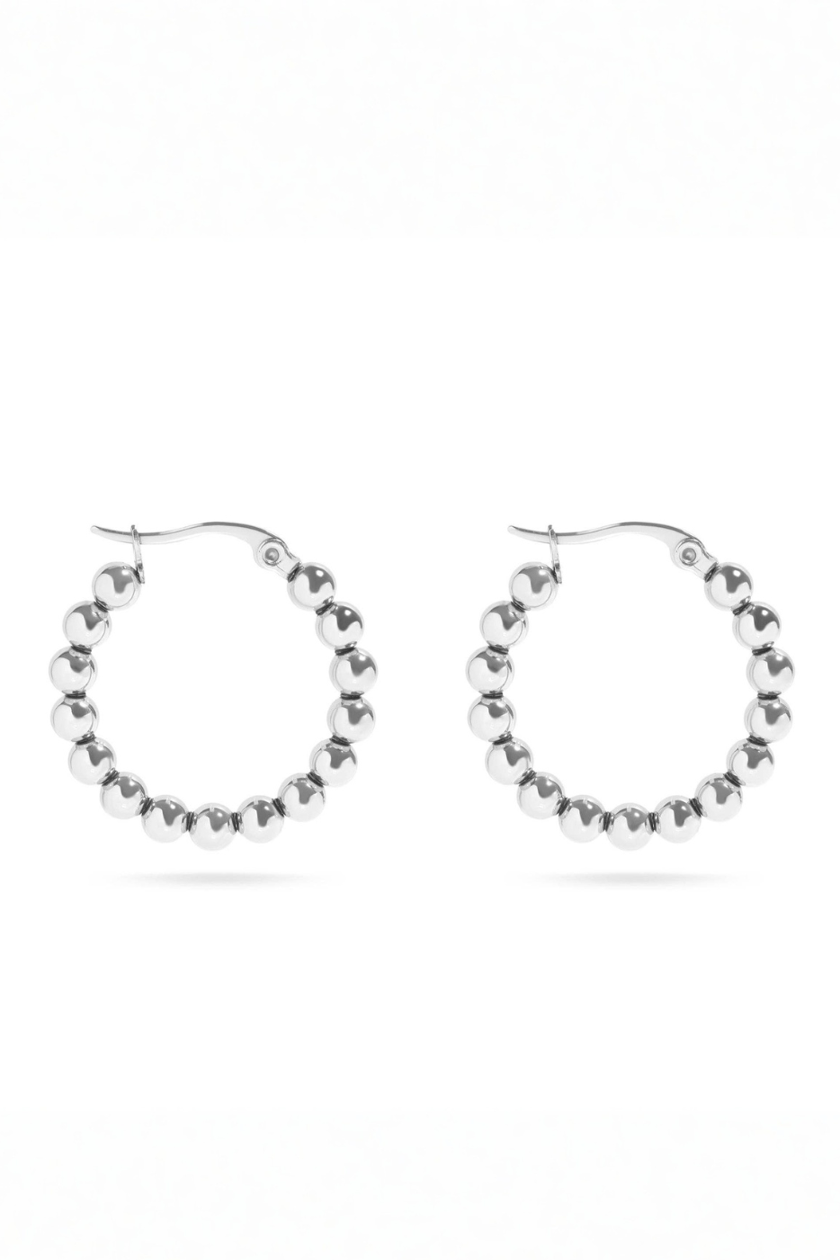 Anna Circle Ball Hoop Earrings - MTT Collective