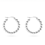 Anna Circle Ball Hoop Earrings - MTT Collective