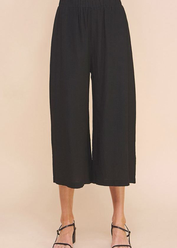 Allie Rose - Womens - Bottoms - Pants - Lia Light Textured Woven Pants - MTT Collective