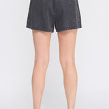 Nessa Washed Chambray Drawstring Shorts