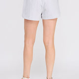 Mariam Pinstripe Linen Shorts