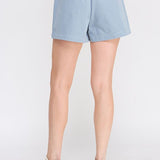 Nadine Twill Box Pleat Shorts