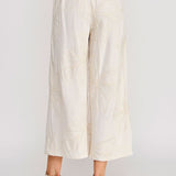 Malia Floral Embroidered Cropped Pant