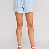 Breezy Jacquard Tie Shorts