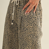 Arden Wide - Leg Leopard Print Trousers - MTT Collective