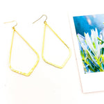 Aria Hammered Drop Earrings - MTT Collective