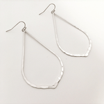 Aria Hammered Drop Earrings - MTT Collective