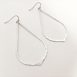 Aria Hammered Drop Earrings - MTT Collective