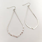 Aria Hammered Drop Earrings - MTT Collective
