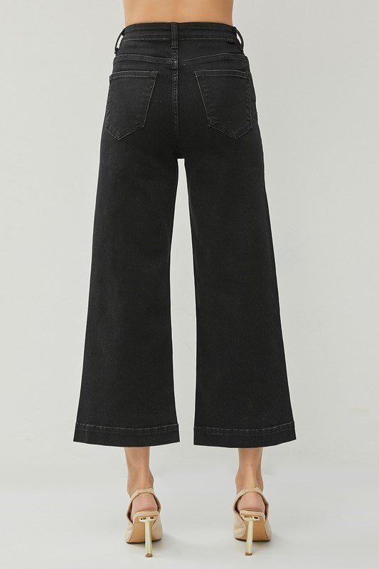 Arlington High - Rise Wide Leg Jeans - MTT Collective