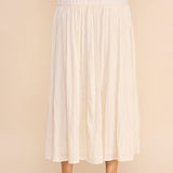 Sateen Crinkle Maxi Skirt