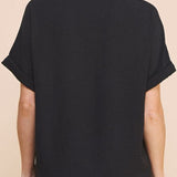 Soft and Airy Short Sleeve Dolman Shirt