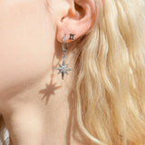 Atlas Charm Huggie Earrings - MTT Collective