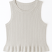 Aubrey Rib - Knit Peplum Tank - MTT Collective
