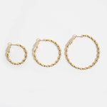 Aubrey Twist Hoop Earrings - MTT Collective