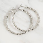 Aubrey Twist Hoop Earrings - MTT Collective